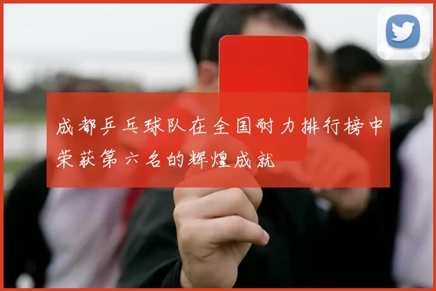 成都乒乓球队在全国耐力排行榜中荣获第六名的辉煌成就