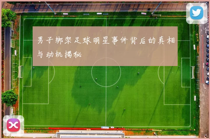 男子绑架足球明星事件背后的真相与动机揭秘